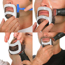 New White Plastic Beard Styling Tool