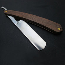 Men Shaving Straight Razor